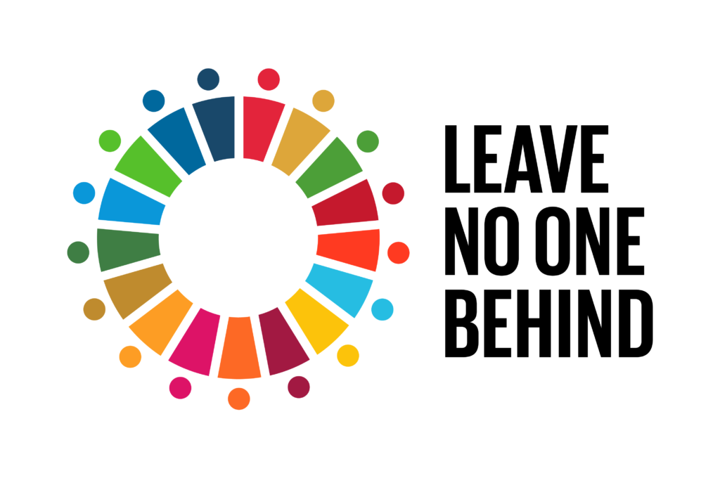Leave no one behind logo